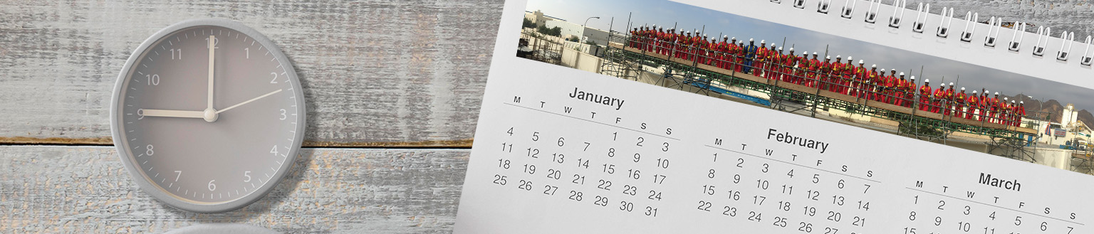 Calendar banner
